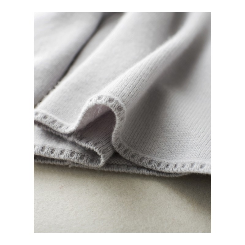 秋冬季新款时尚百搭羊绒衫女短款半高领纯色套头显瘦打底毛衣