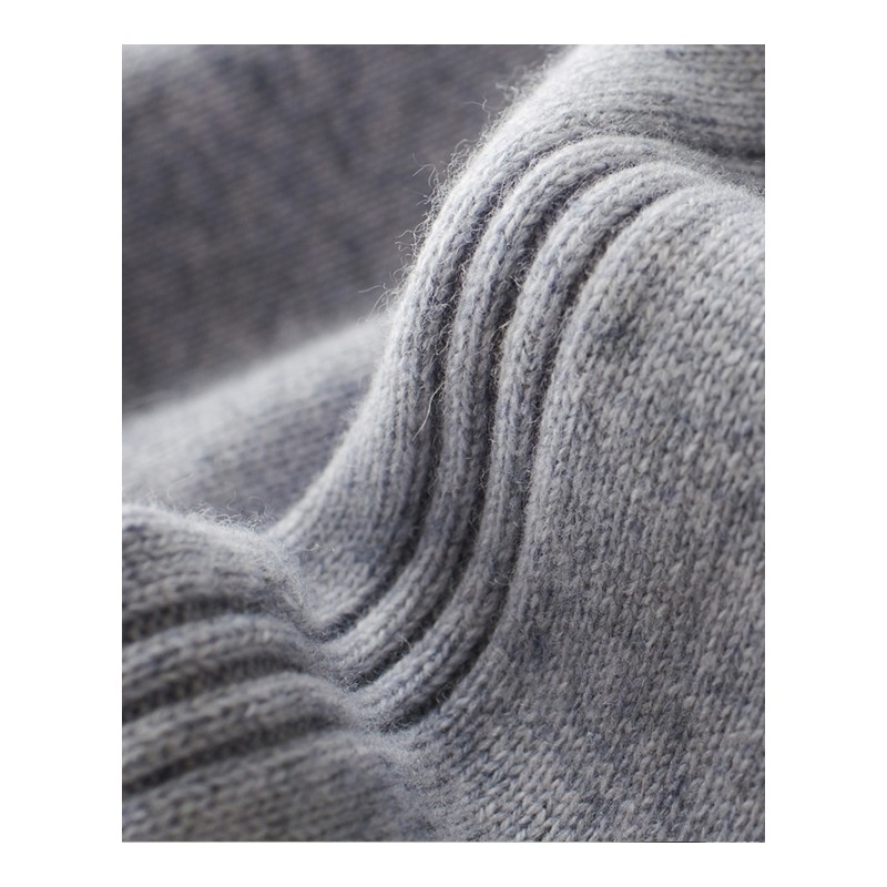 2017秋冬新款女羊绒衫半高领加厚毛衣修身套头针织打底衫