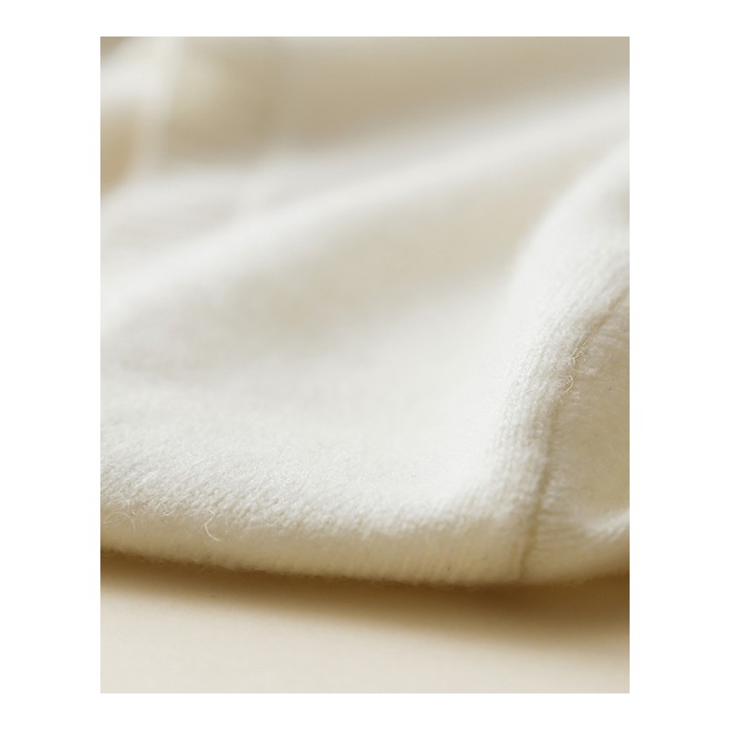 2017秋冬季新款羊绒衫女装V领修身纯色韩版加厚套头针织衫