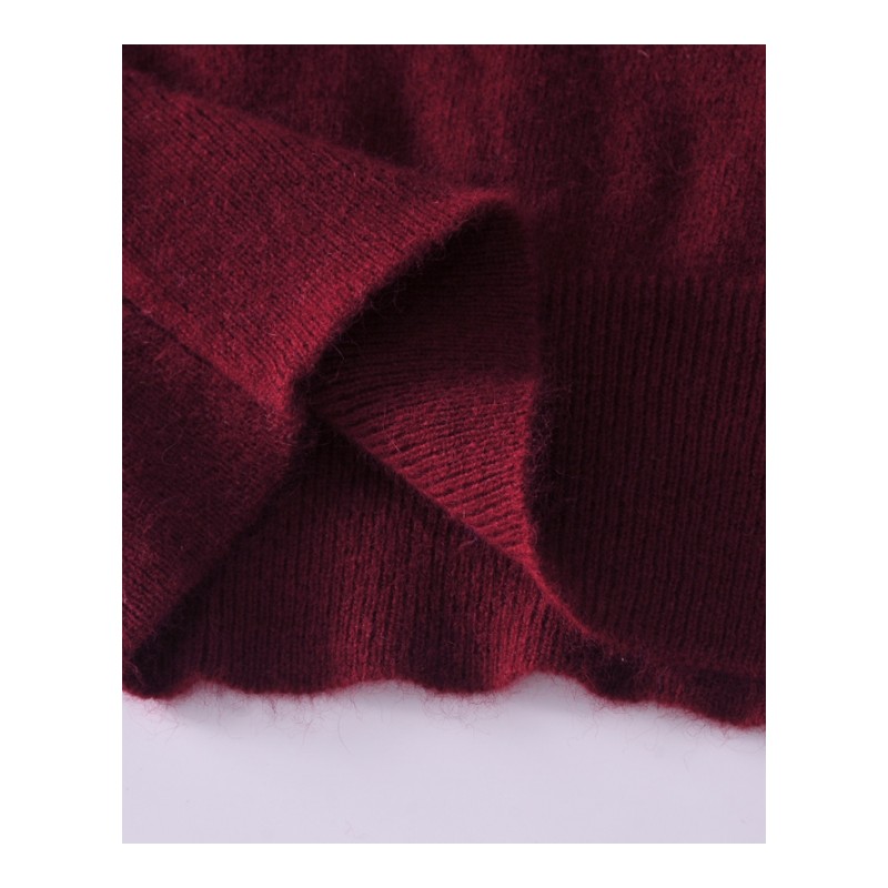 2017秋冬季新款羊绒衫男装V领修身纯色韩版加厚套头针织衫