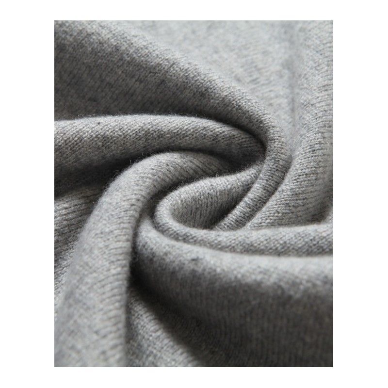 秋冬女式山羊绒衫 纯色圆领带修身背心羊绒衫加厚针织毛衣