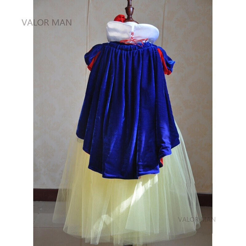 白雪公主裙儿童礼服女童话剧表演演出服装女孩生日连衣裙新款