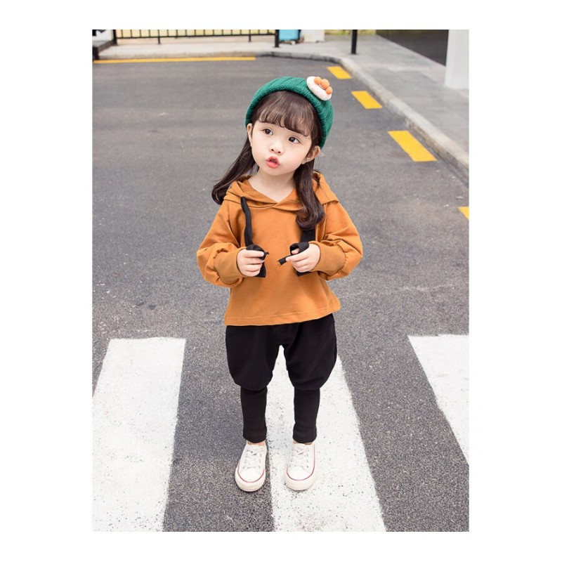 女童装秋装时髦套装2018新款13岁2洋气女宝宝秋季两件套韩版潮衣