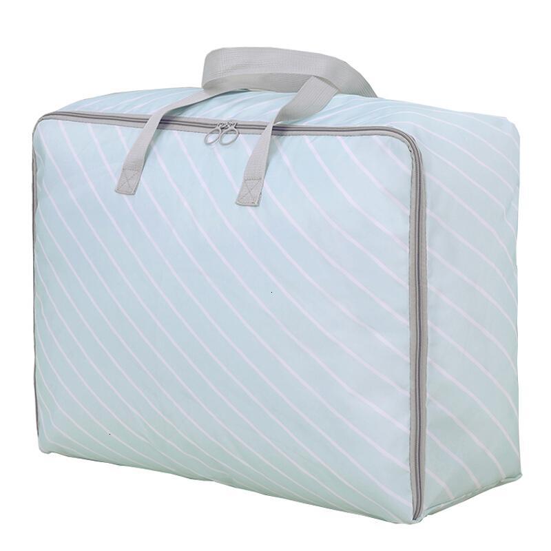装棉被子的收纳袋牛津布防潮整理家用衣服物行李特大搬家打包袋子若绿斜纹