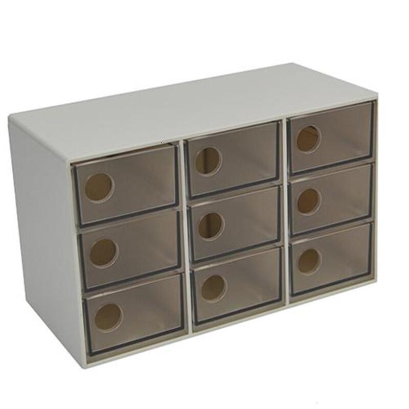 九格抽屉式收纳盒/储物盒 小杂物整理柜 (3601)