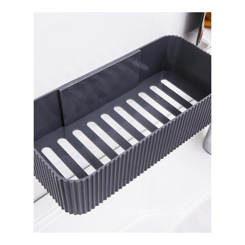 吸盘壁挂收纳架洗手间免打孔卫生间置物架浴室储物架吸壁式厕所收纳盒