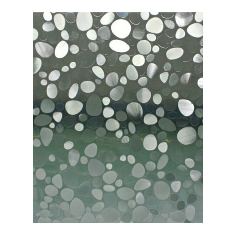 浴帘雨花石图案半透明加厚塑料金属铜质扣眼卫生间隔断保暖帘