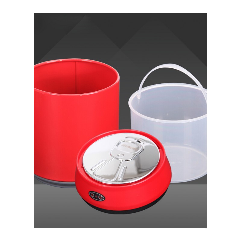 垃圾桶不锈钢材质创意易拉罐造型自动感应桌面小号杂物桶
