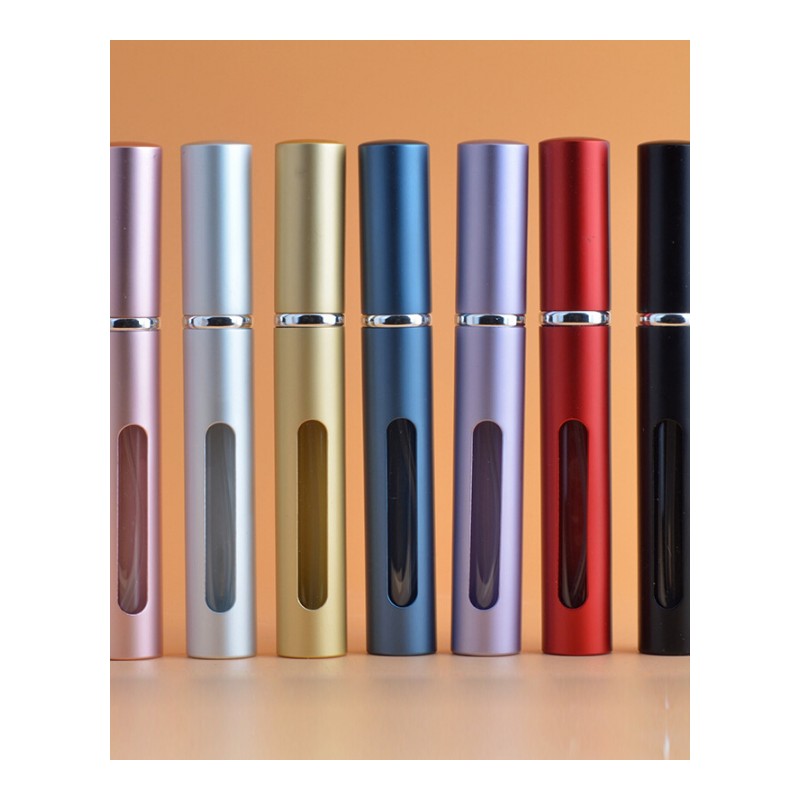 香水瓶创意铝制外壳玻璃内胆便携式小号雾化喷头旅行保湿水空瓶子