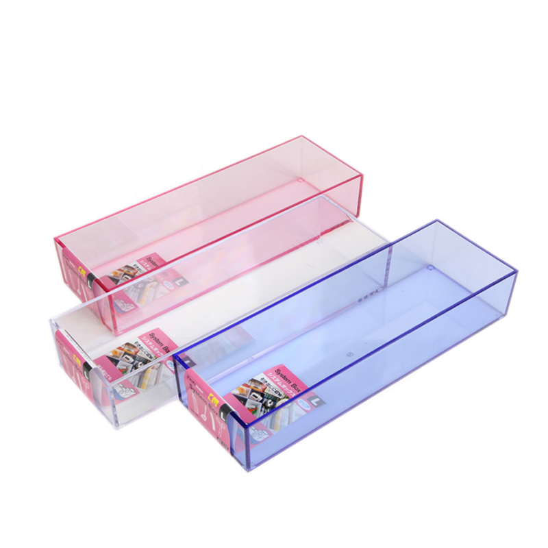 加厚可叠加自由组合抽屉整理盒橱柜收纳盒抽屉隔板分隔盒