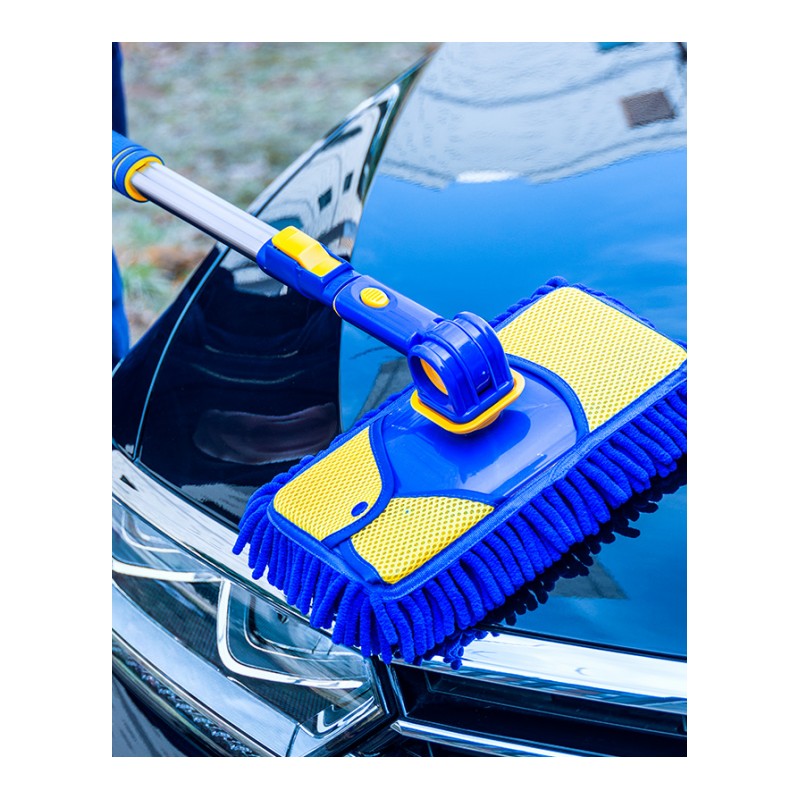 洗车拖把洗车刷洗车刷子刷车专用汽车清洁工具软毛泡沫长柄伸缩式