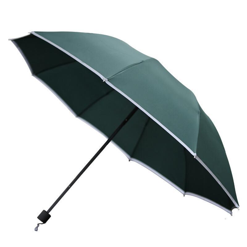 十骨挡风雨伞商务雨伞男女通用反光雨伞创意折叠伞反光伞
