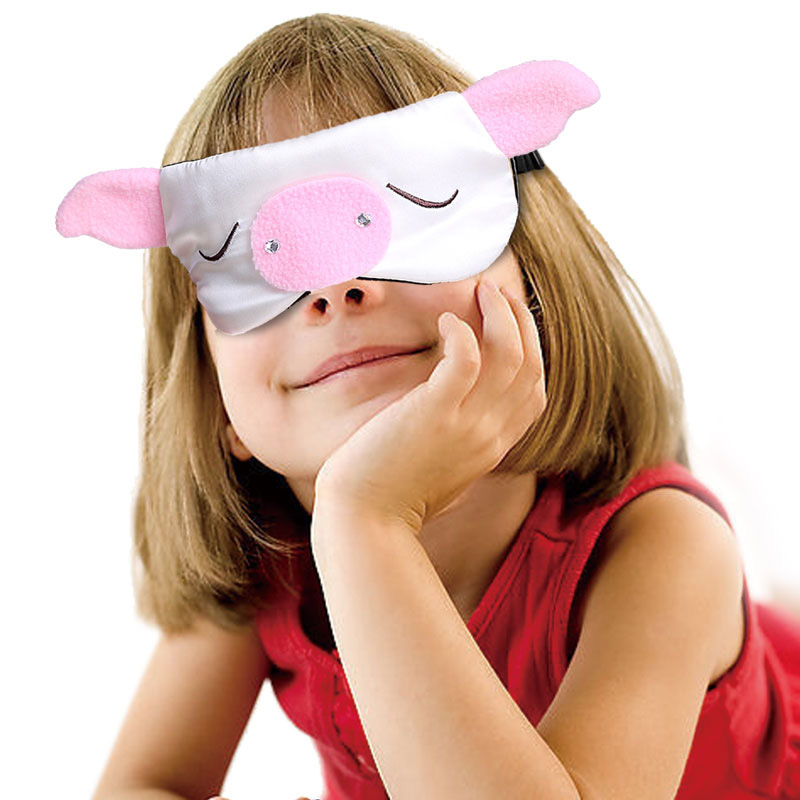 儿童眼罩透气助睡眠遮光眼罩午觉卡通可爱个性护眼罩