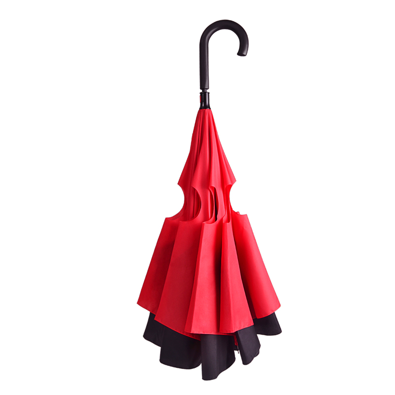 晴雨伞两用反向伞可站立创意时尚个性双层长柄伞男女雨伞防晒遮阳伞
