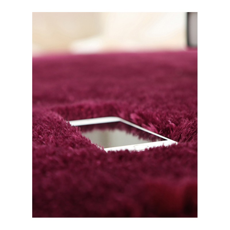 加密加厚防滑丝毛客厅地毯卧室茶几床边书房圆形地垫