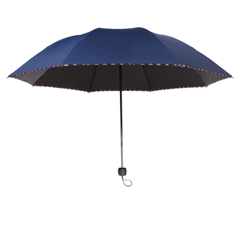 18新款时尚晴雨伞两用双号三折叠自动男女防晒广告遮阳太阳伞