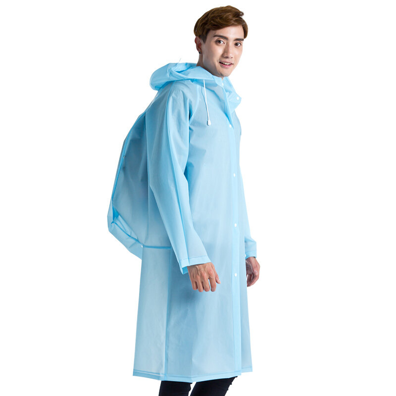 18新款背包分体雨衣长款户外徒步旅游雨衣男女时尚单人透明防水雨披