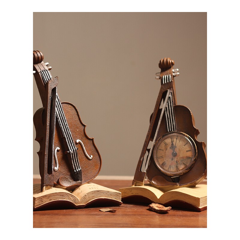 18新款复古小提琴摆件创意家居客厅电视柜酒柜个性摆设室内装饰品道具