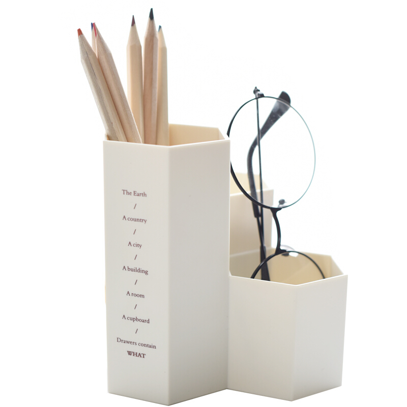 18新款ins欧风创意简约办公室笔筒家居装饰桌面化妆刷收纳筒多功能盒