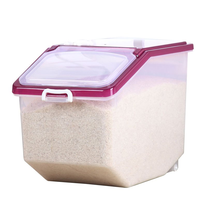 家用装米桶储米箱10kg5kg50斤米缸面粉收纳盒20米面多色多款生活日用家庭清洁生活日用收纳用品收纳