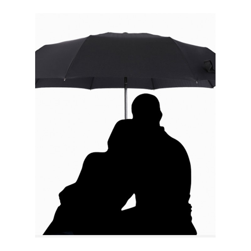 晴雨伞两用三折叠加大号黑胶遮阳手动太阳伞男女情侣款士黑胶学生伞遮阳伞雨伞折叠手动动晴雨伞
