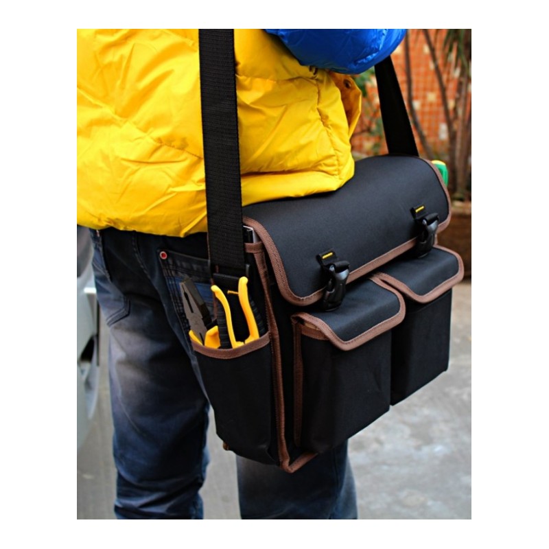 维修工具收纳袋专用帆布大号加厚单肩手提耐磨水电安装大背包