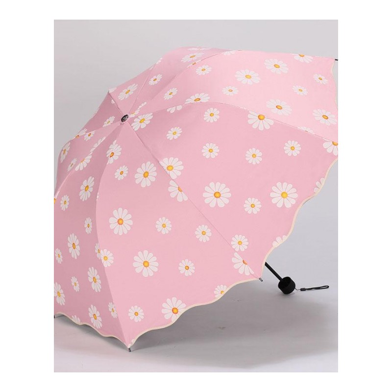 小清新超强黑胶防晒晴雨伞两用遮阳创意韩国折叠防紫外线太阳伞女