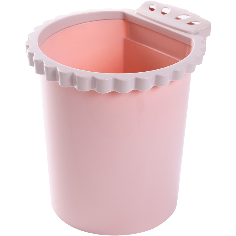 家用压圈垃圾桶塑料带垃圾袋盒无盖垃圾收纳筒客厅卫生间垃圾篓