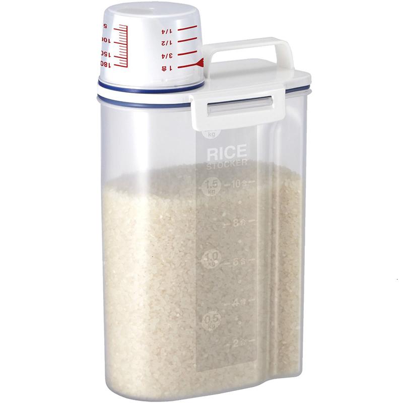 密封罐五谷杂粮储物盒米桶塑料透明厨房食品防潮家用保鲜盒收纳罐
