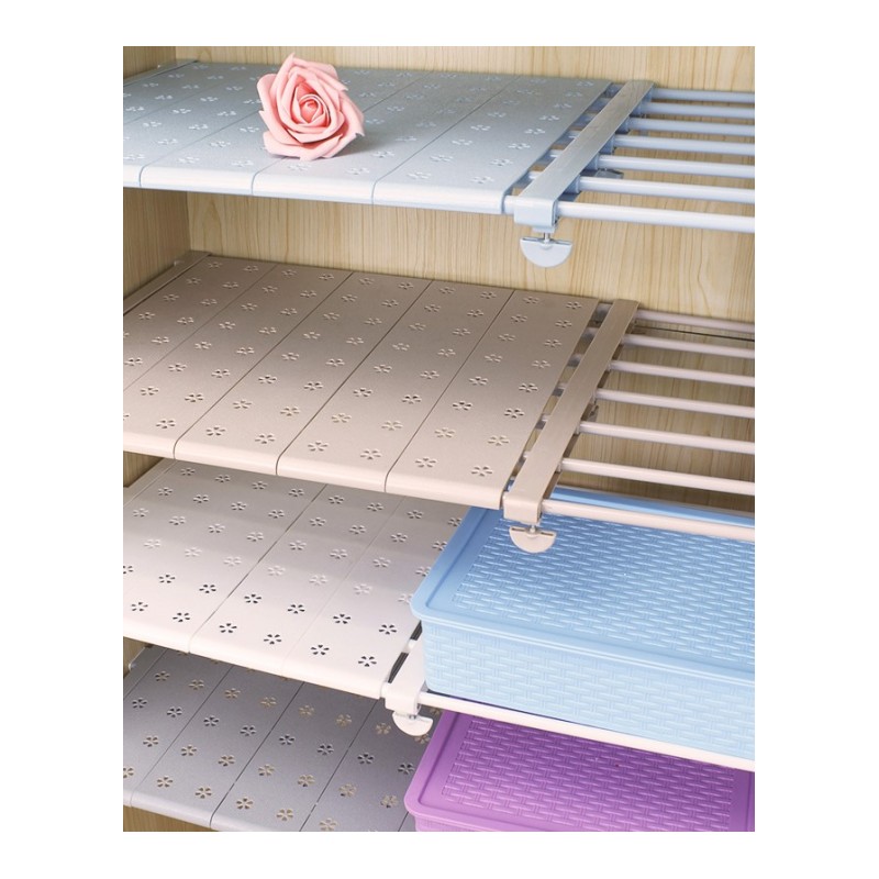 衣柜格子分类分层隔板置物架衣服整理收纳挡板隔断片自由组合免钉