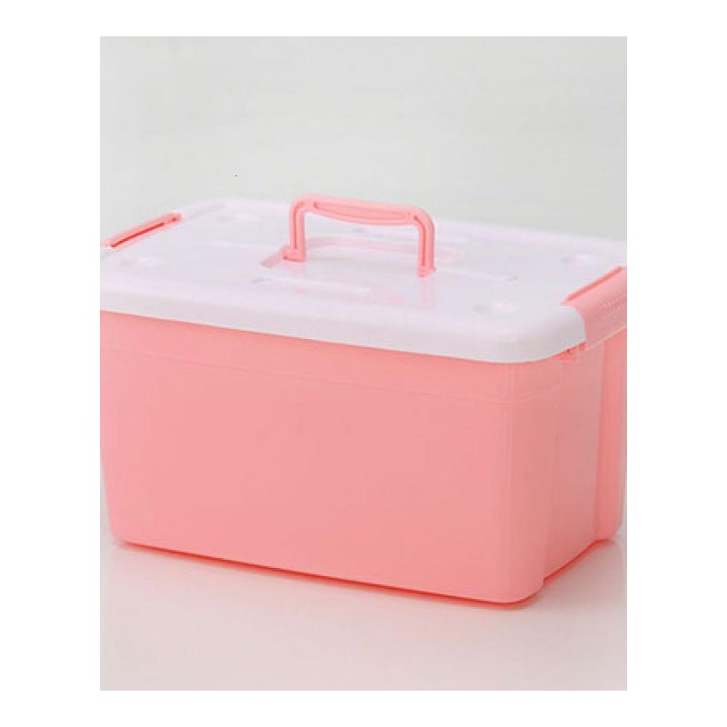 收纳箱衣物塑料箱玩具整理箱收纳盒有盖可手提大号加厚储物箱子