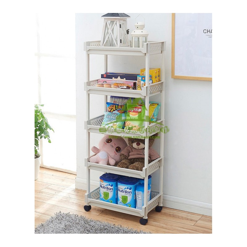 新款浴室置物架子落地多层卫生间收纳架洗手间储物架塑料移动整理层架收纳层架