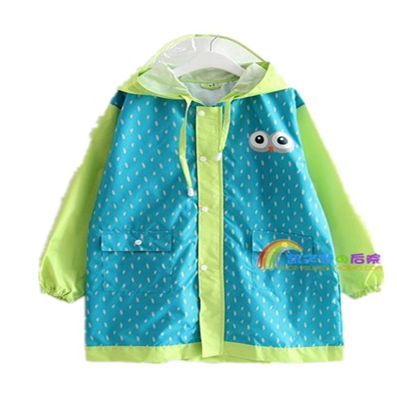 新款新款 出口韩国可爱轻便儿童雨衣女 男女童雨披 宝宝环保幼儿雨衣