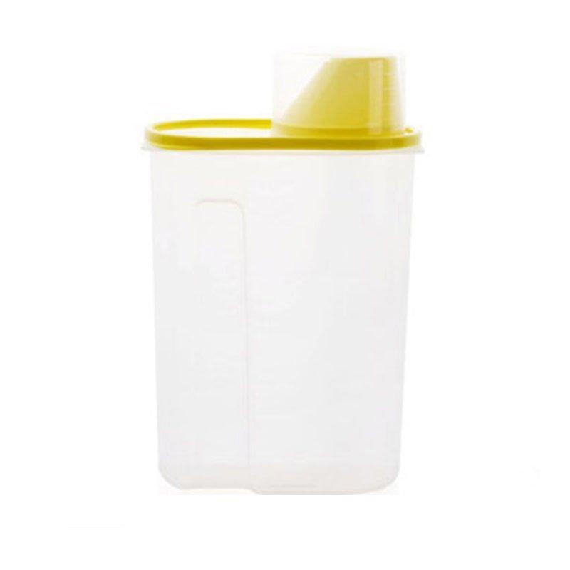 创意塑料储物罐(小号)密封罐杂粮瓶收纳罐米桶