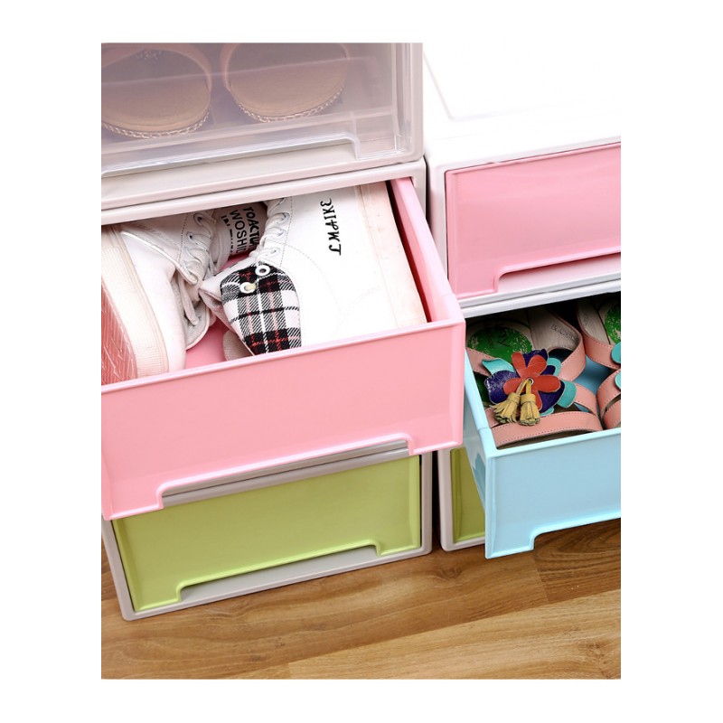 衣柜收纳盒抽屉式塑料内衣收纳箱衣服整理箱玩具收纳储物箱
