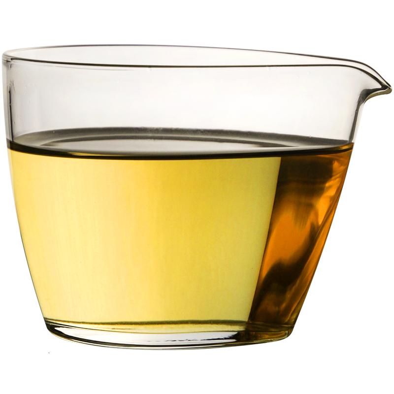 玻璃公道杯水滴公杯日式耐热匀杯茶海手工玻璃功夫茶具分茶器