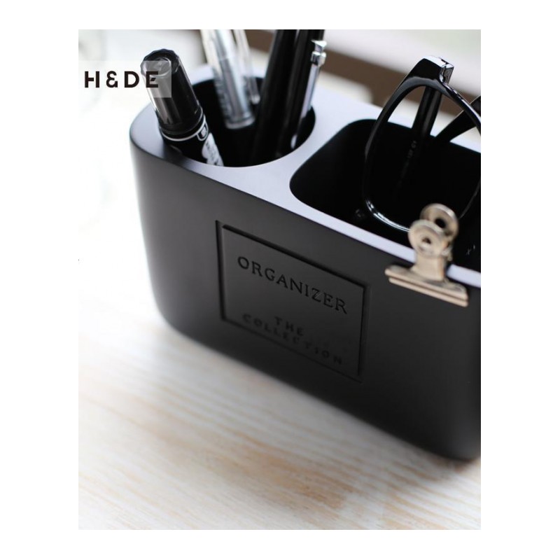 AH&DE简约笔筒创意时尚韩国小清新办公化妆刷欧式复古笔筒收纳盒
