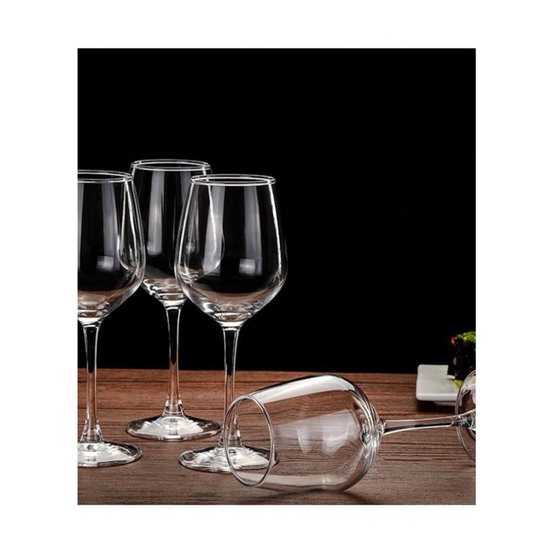 欧式玻璃红酒杯 家用高脚杯葡萄酒杯子 2个装6只装无铅酒具套装