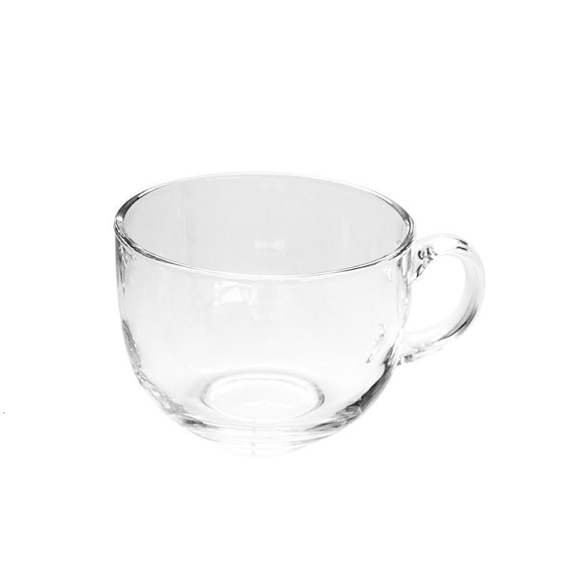 加厚大号玻璃奶茶杯水杯 双层早餐杯牛奶杯麦片杯创意马克杯生活日用家庭清洁生活日用家居器皿水具/水杯茶具