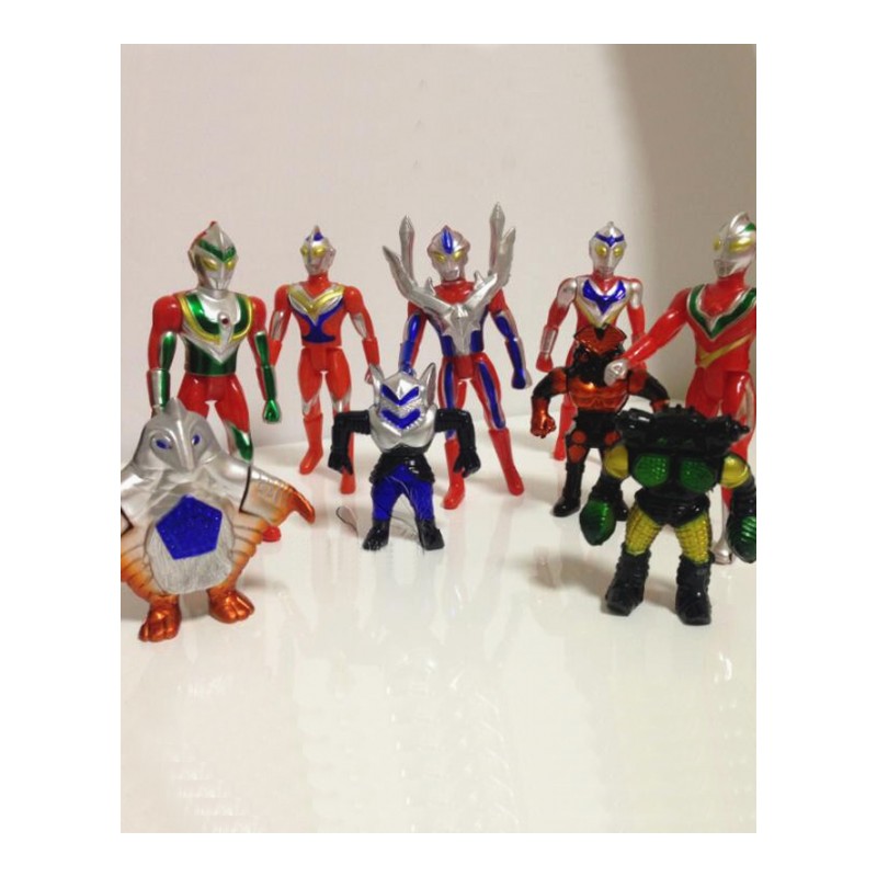 人奥特曼 百变人宇宙英雄 模型套装 人玩具 5个奥特曼4个怪兽组合