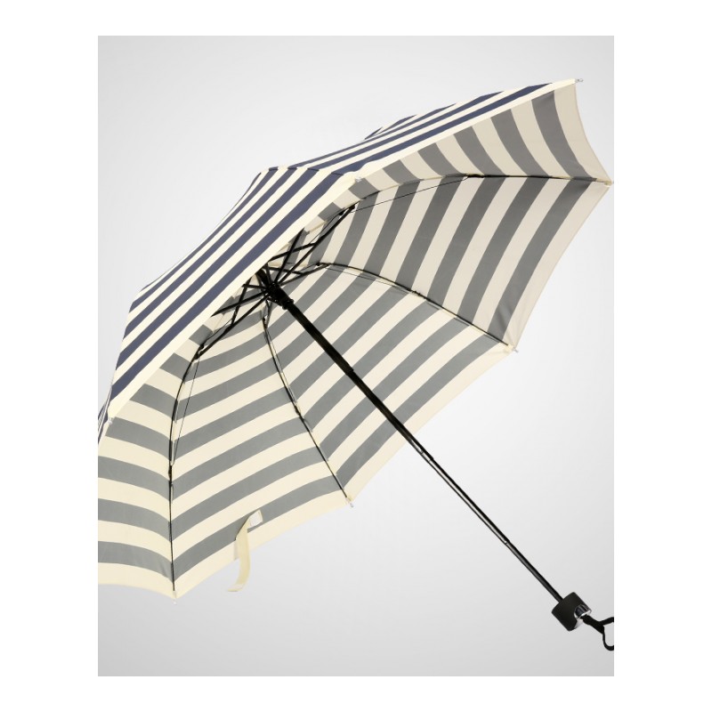 简约小清新海军风条纹创意三折叠伞晴雨伞太阳伞礼品伞