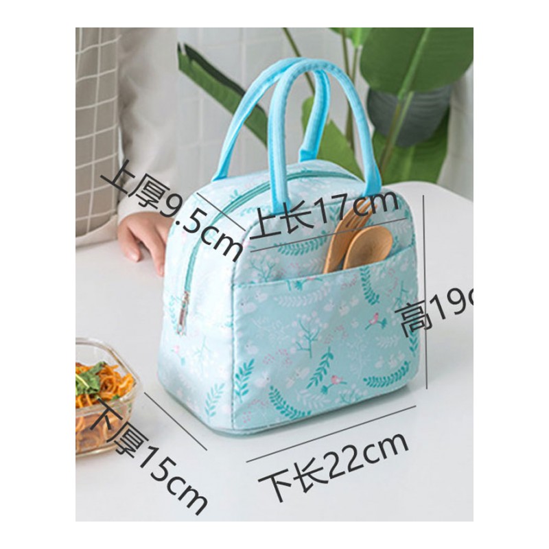 带饭盒包便当手提包韩版简约清新保温袋加厚小号餐盒袋子家用日用收纳用品收纳包