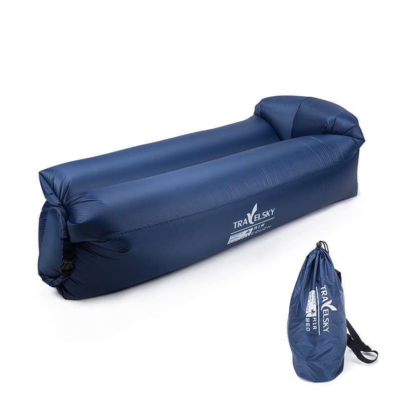 户外空气沙床充气床垫单双人加厚口袋 充气沙折叠便携午休床通用简约家用沙床