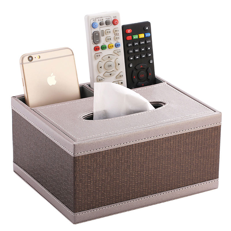 纸巾盒 创意家用客厅抽纸盒 桌面遥控器收纳盒茶几简约通用收纳用品收纳盒日用品