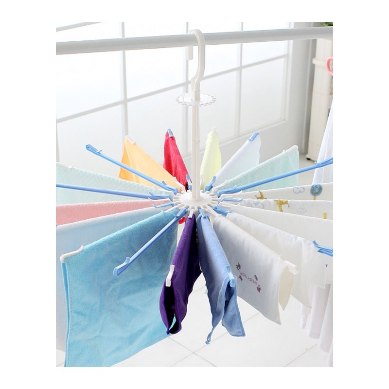 伞形尿布架子家用塑料毛巾晾晒架儿宝宝婴儿尿布晾衣架洗晒用品衣架
