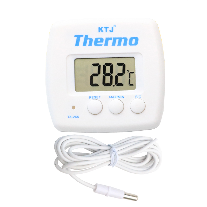  电子数显温度计 带探头冰箱 TA268A 零下40-70度 送电池
