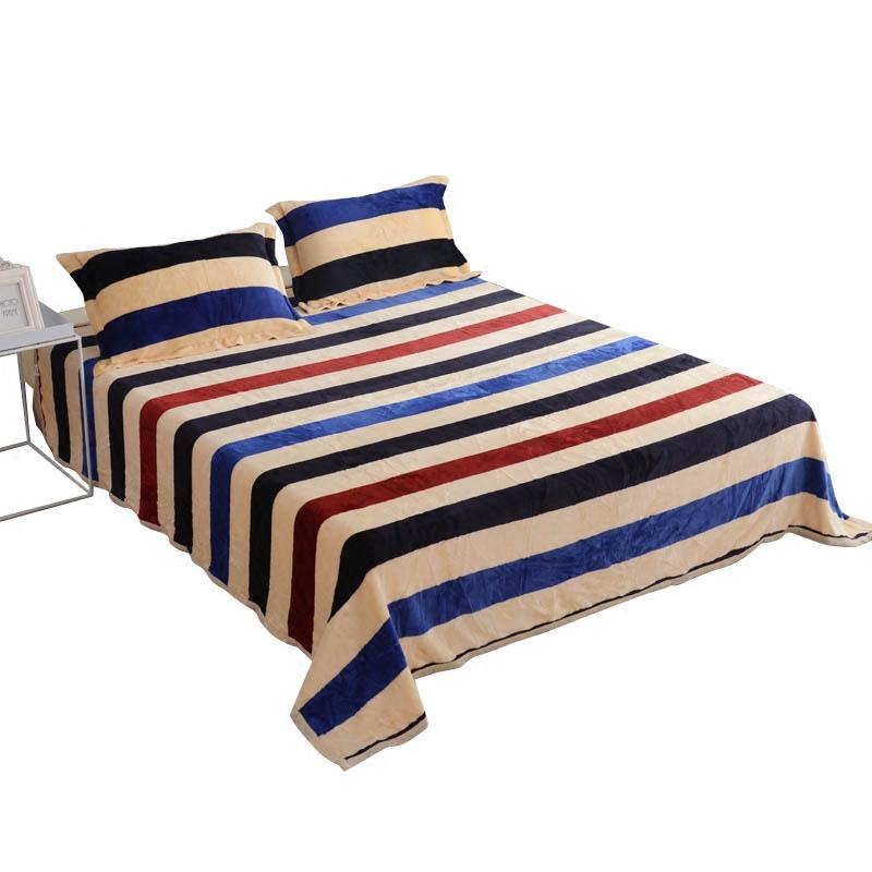 法兰绒毛毯加厚珊瑚绒冬季单人毛巾被双人床单单件午睡毯盖毯保暖