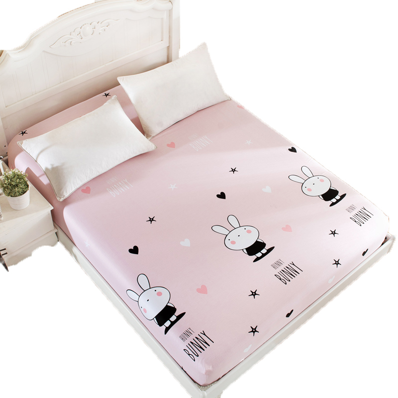 纯棉床笠 加高全棉床罩床垫保护套单件床单 1.5 1.8米