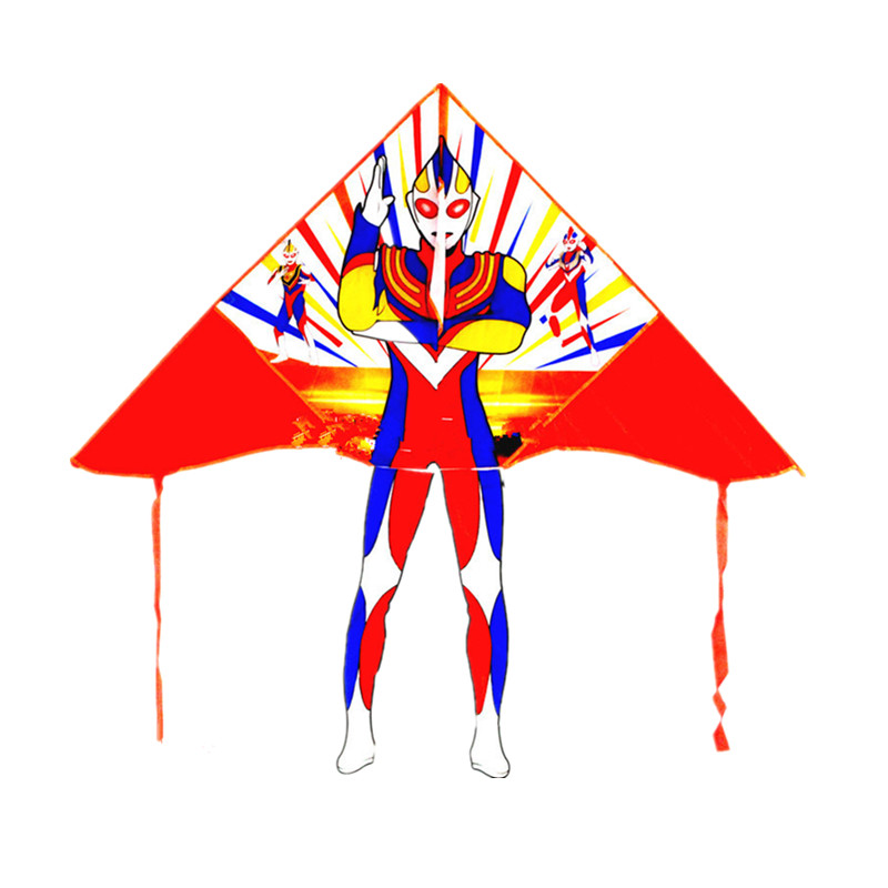 儿童卡通奥特曼铠甲勇士乐迪超级飞侠风筝 微风易放飞免费缠线
