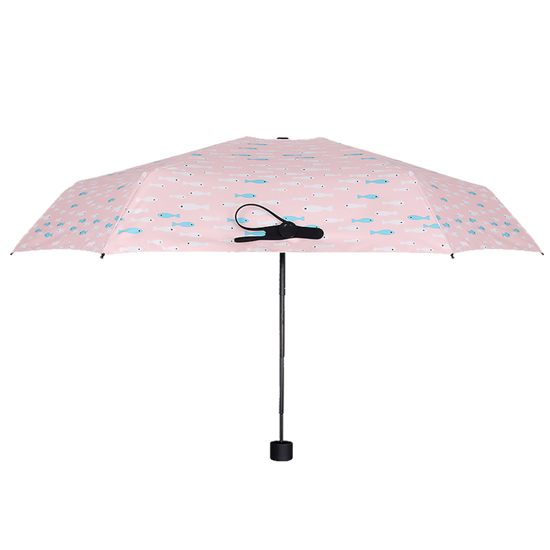 太阳伞防晒防紫外线女雨伞折叠韩国简约小清新晴雨两用森系遮阳伞